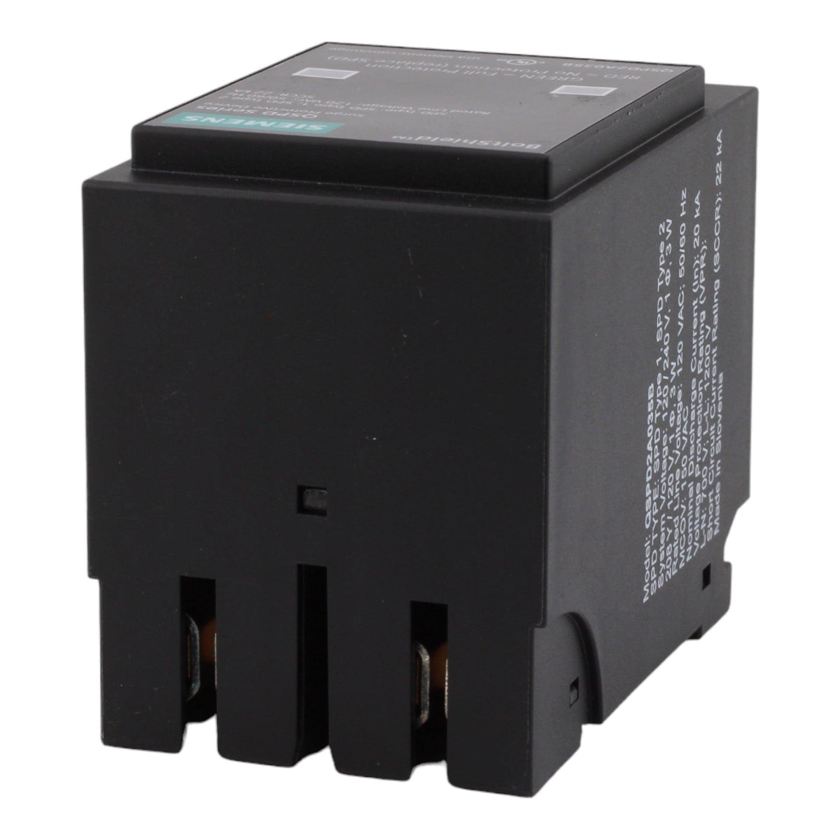 Siemens QSPD2A035B BoltShield Surge Protective Device - 120/240V, 35kA, Hardwired, UL Listed