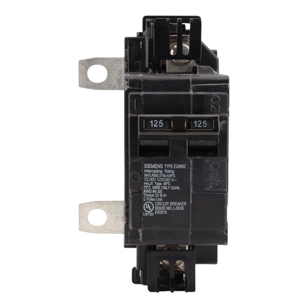 Siemens MBK125A 125A 120/240V 1P Main Breaker, 22kA AIR – RES LLC Store