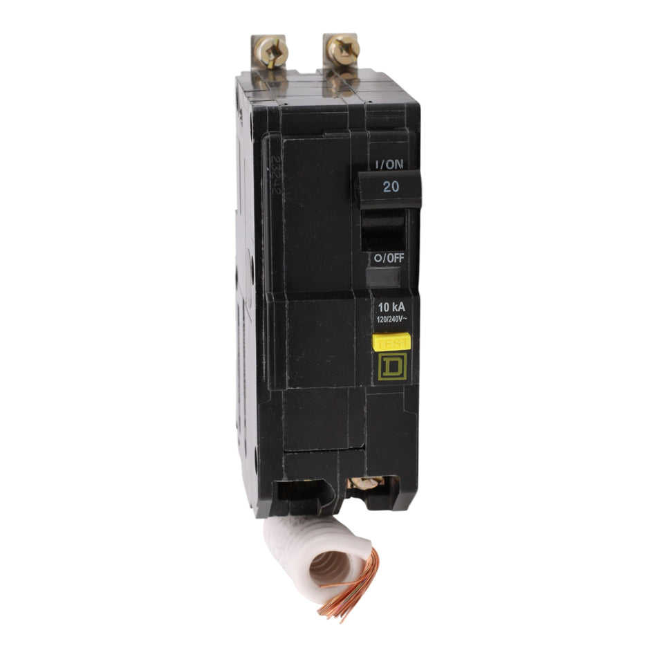 Square D QO QOB220GFI 20A 2P 120/240V GFCI Circuit Breaker