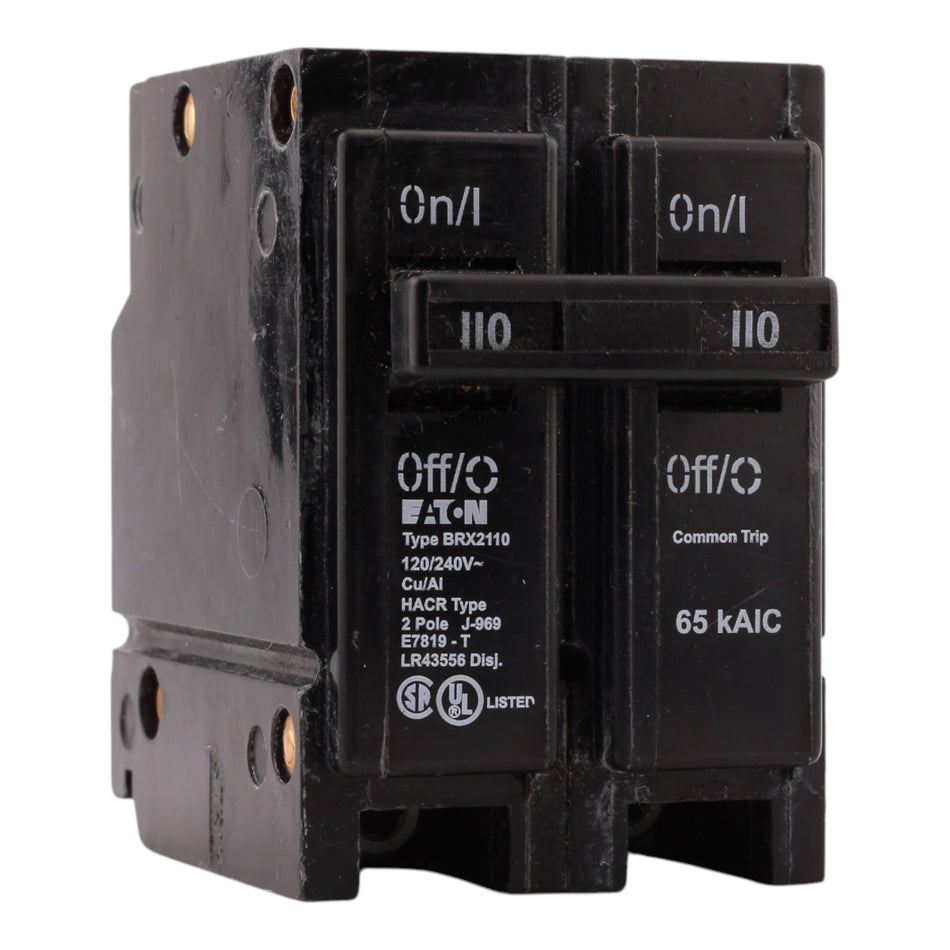 Eaton BRX2110 110A 2P 120/240V Thermal-Magnetic Circuit Breaker