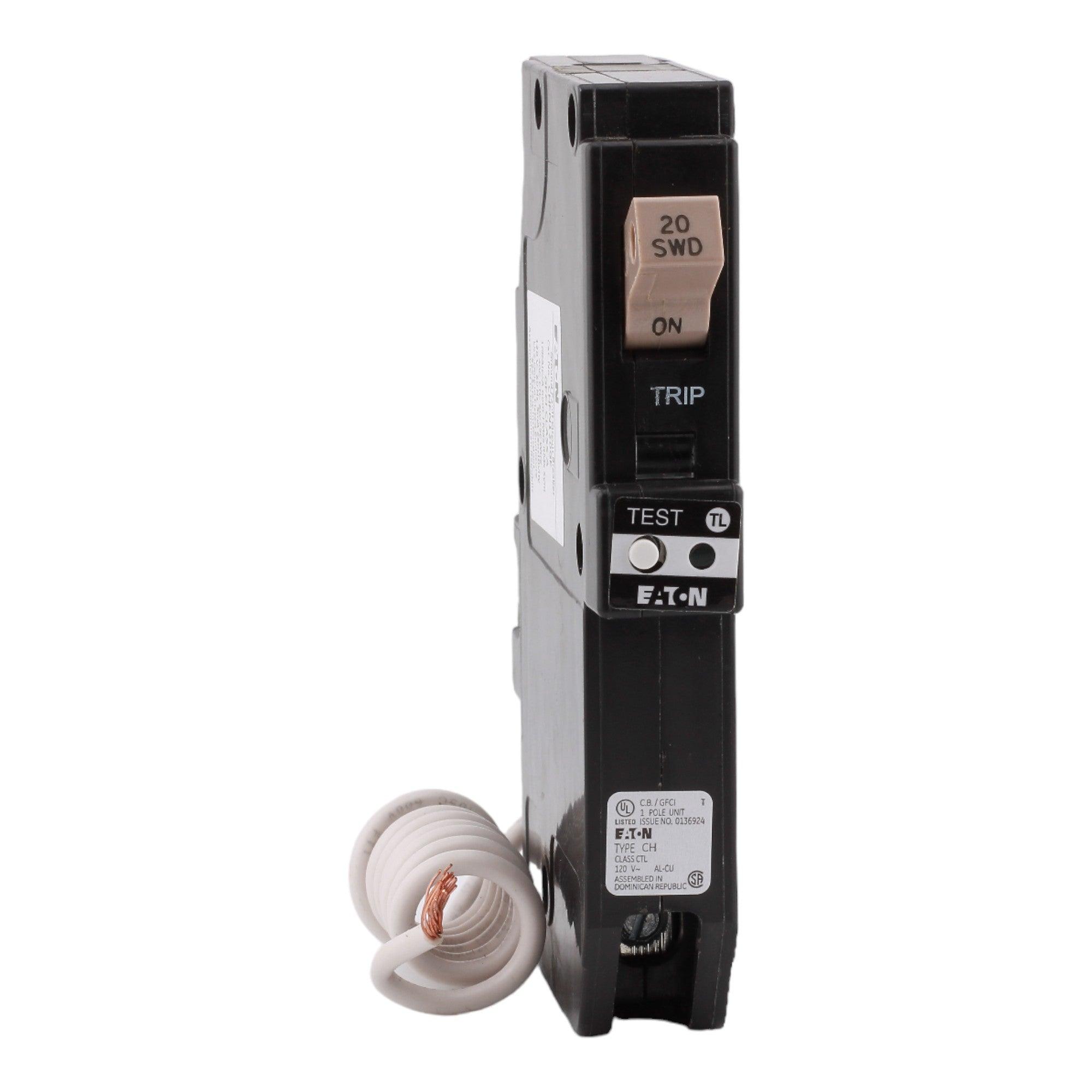 ｇF GE Q-Line 20 Amp Single-Pole Dual Function Arc Fault/GFCI