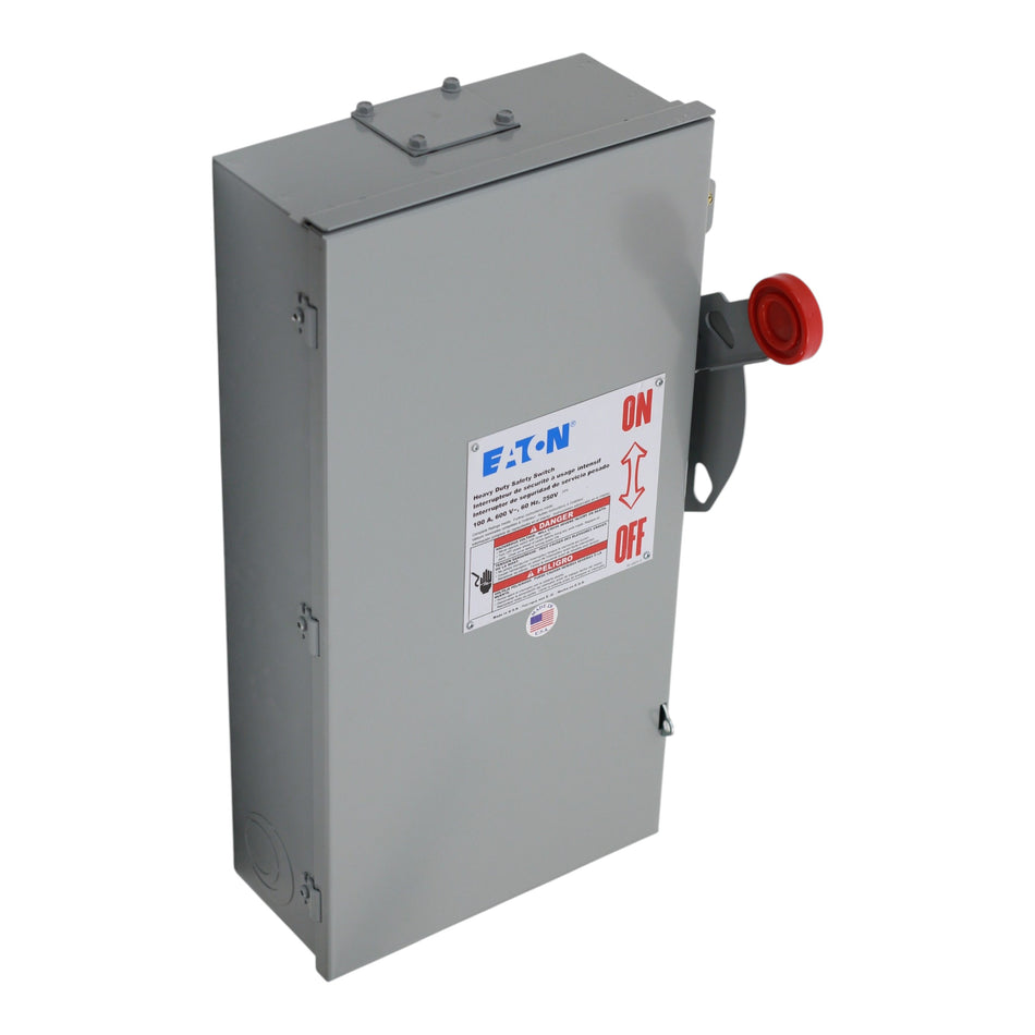 Eaton DH Series, DH363URK, 100A, 3P, 600V, Non-Fusible, NEMA 3R, Safety Switch