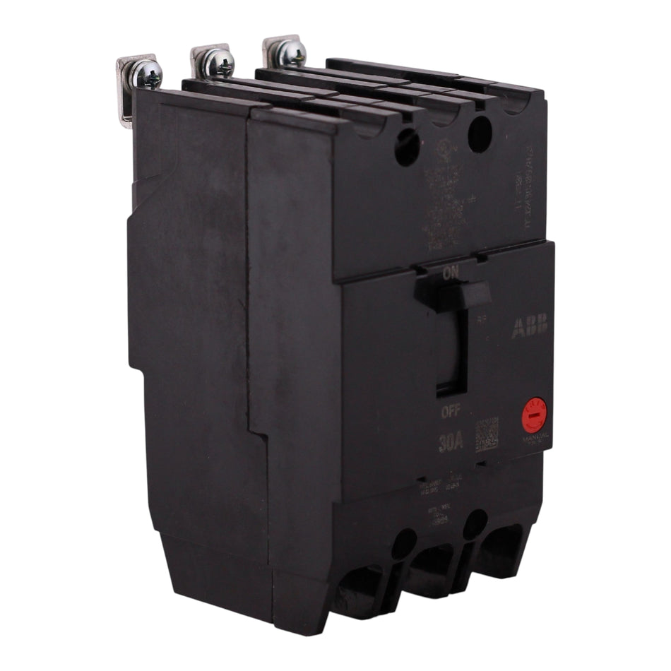 GE Q-Line, TEY330, 30A, 3P, 480Y/277V, 65/14kA, Bolt-On, Thermal-Magnetic, Circuit Breaker