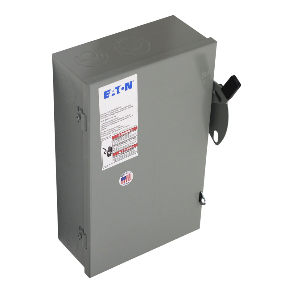 Eaton DG Series, DG322UGB, 60A, 3P, 240V, Non-Fusible, NEMA 1, Safety Switch