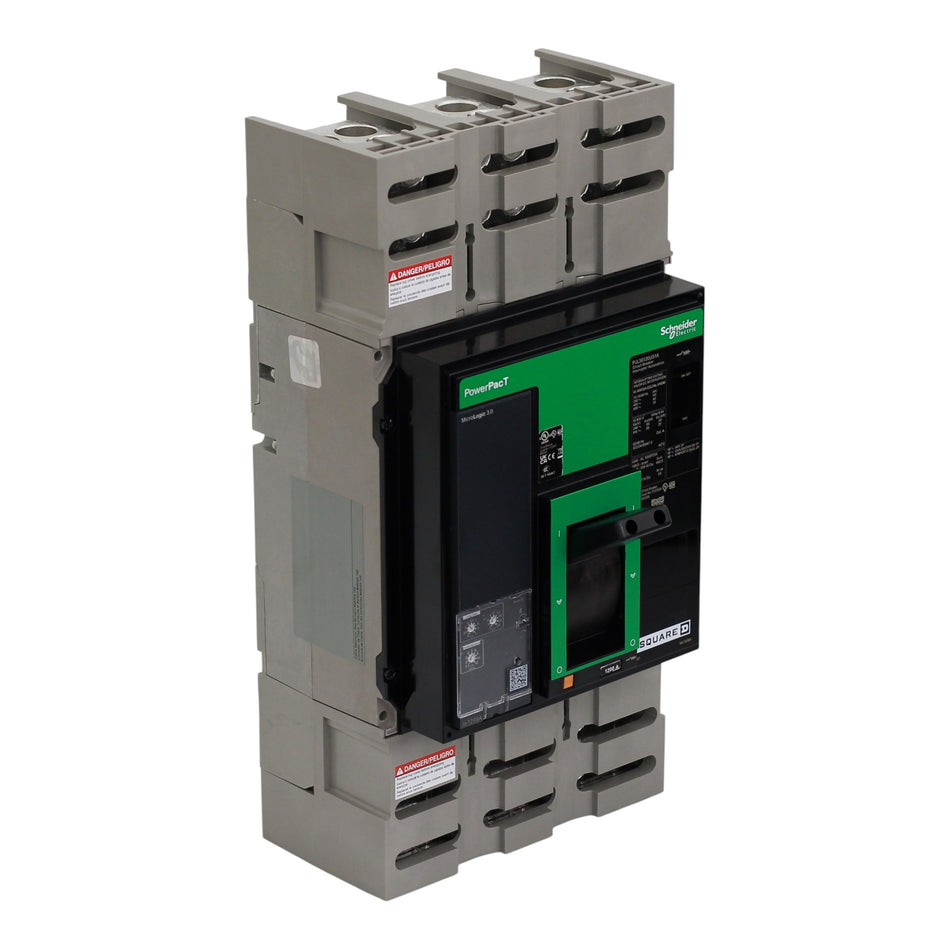 Square D PowerPacT P, PJL36120U31A, 1200A, 3P, 600VAC, 25kA, Unit Mount, MicroLogic 3.0, Circuit Breaker
