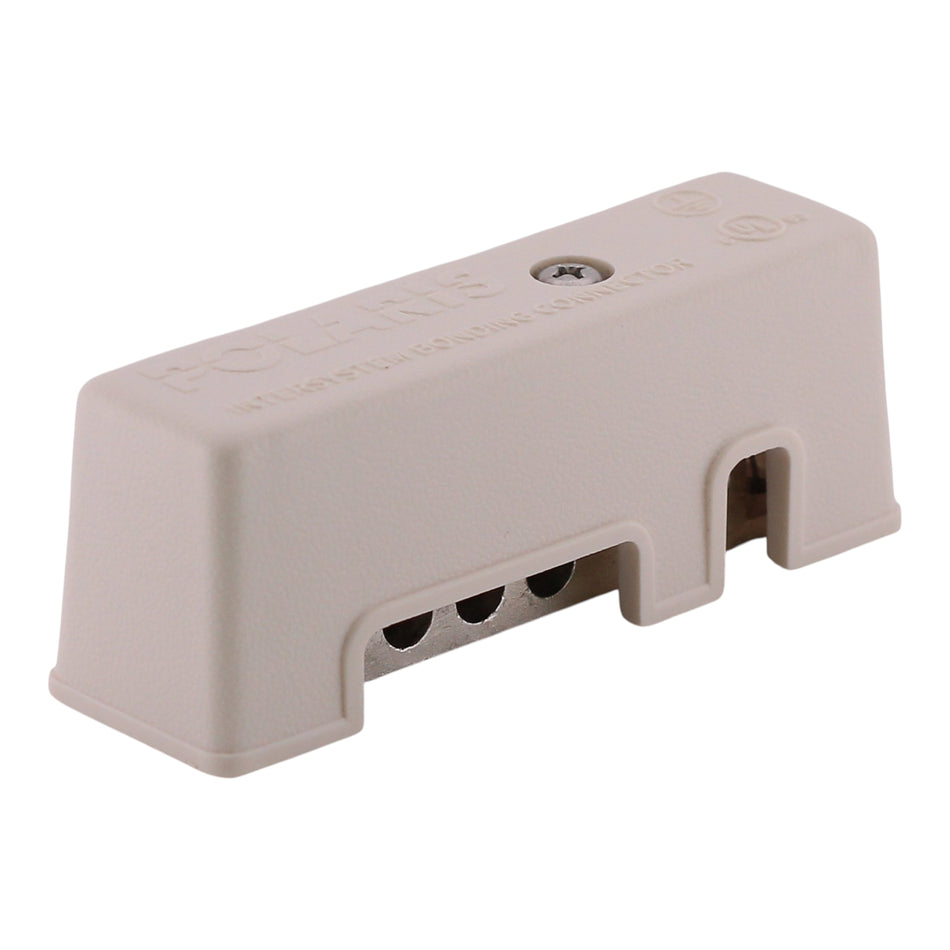 Polaris GBIAL-126-4414-WC, Intersystem Bonding Connector, 2–6 AWG, Al/Cu, with Cover