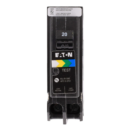 Eaton BRP120A1CS 20A 120V 1-Pole AFCI/GFCI Circuit Breaker Plug-On Neutral