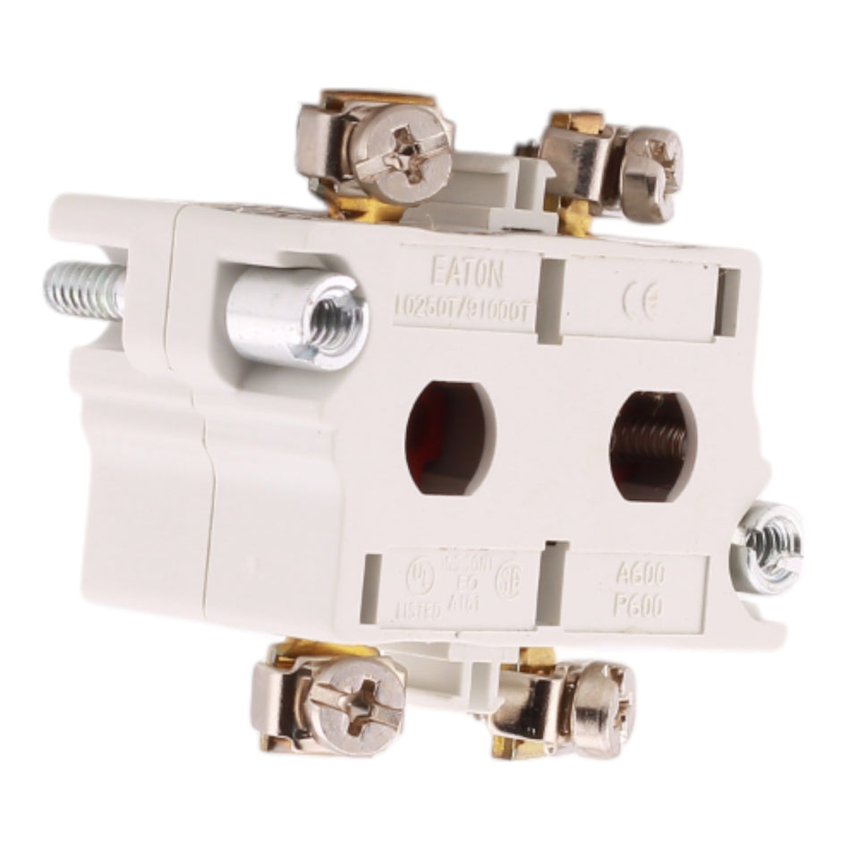 Eaton 10250T3 30.5mm Heavy-Duty Pushbutton Contact Block 2NC