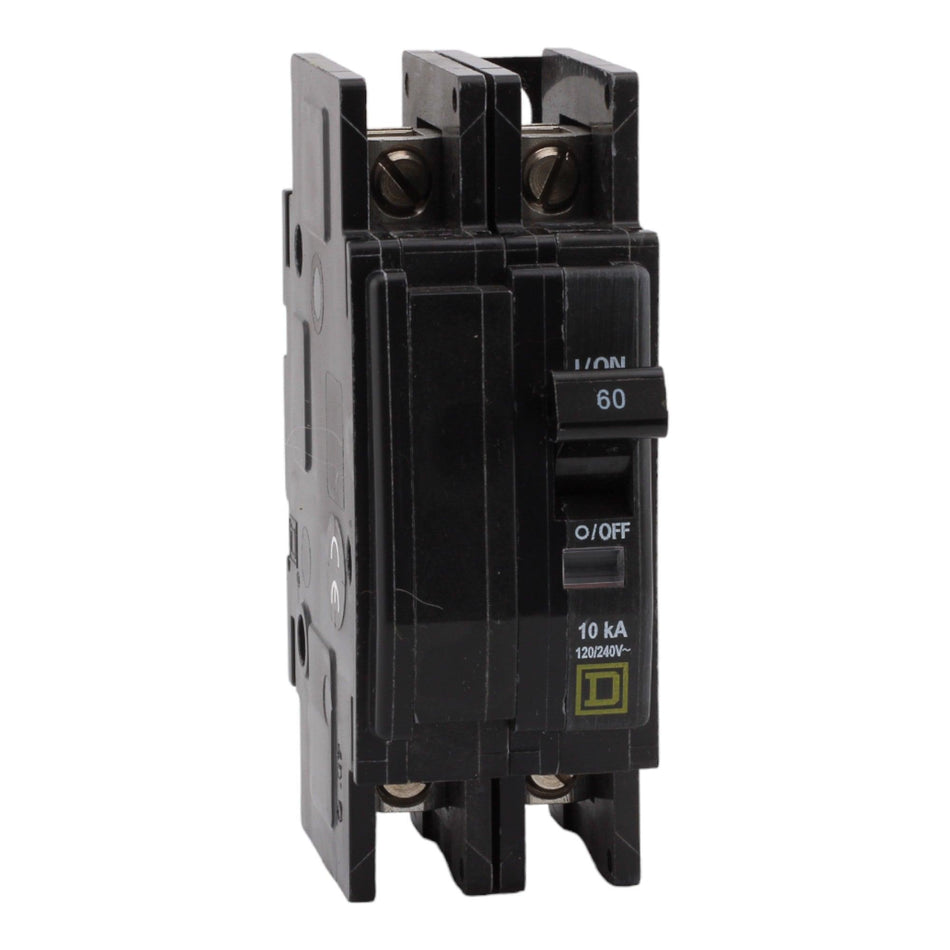 Square D QOU260 60 Amp Double Pole 240V Bolt-On Standard Trip Circuit ...