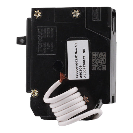 Eaton BRN120AF 20 Amp Single Pole 120V Pigtail-Neutral AFCI Arc Fault Circuit Breaker UL