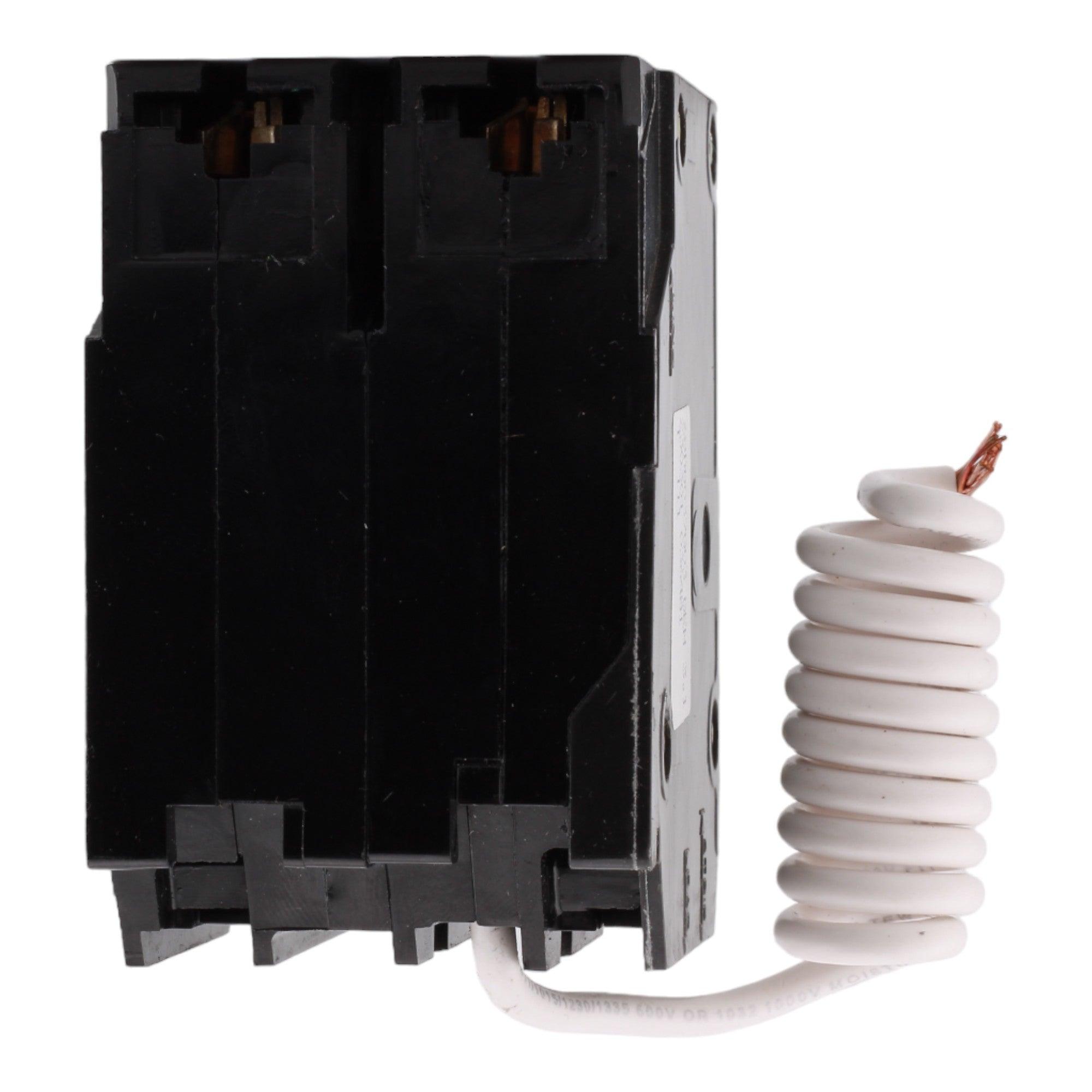 Eaton GFTCB225 25 Amp Double Pole 240V Pigtail-Neutral GFCI Ground Fault Circuit Breaker UL