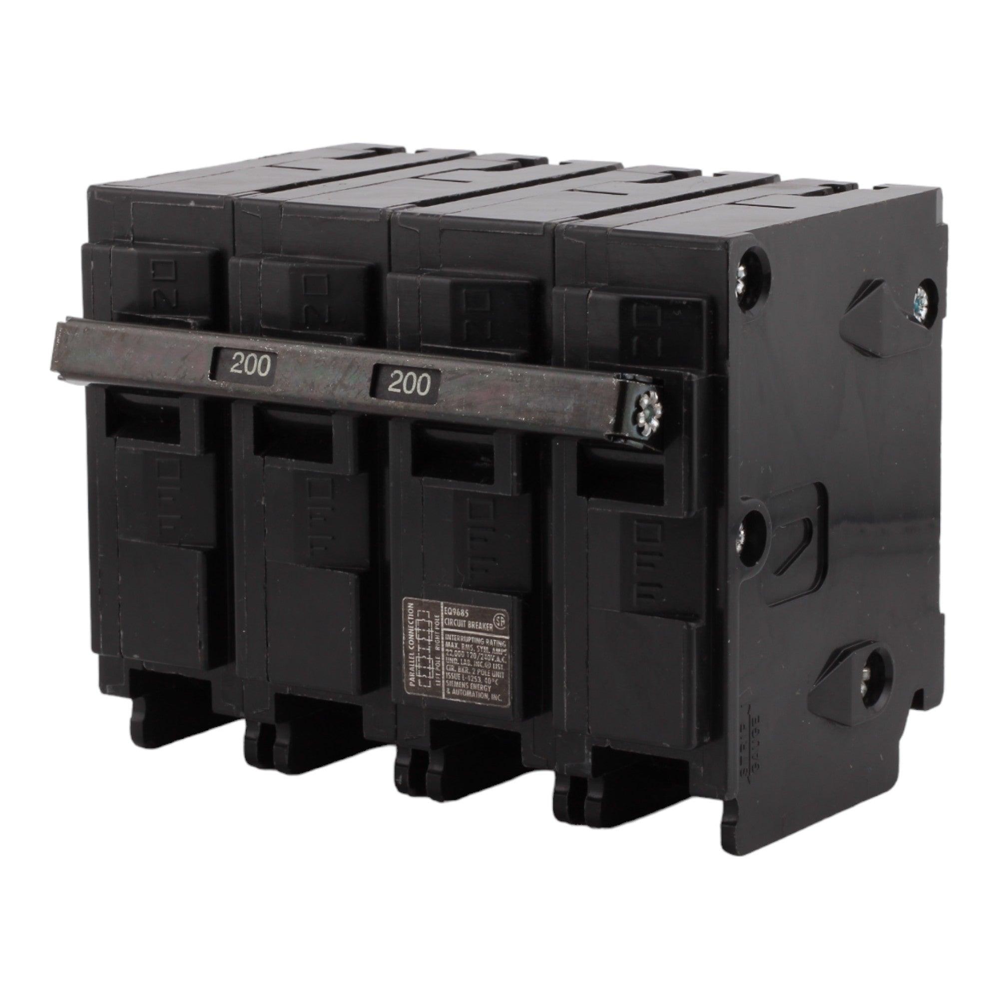 Siemens EQ9685 200 Amp Main Breaker Kit - 2 Pole, 120/240V, Plug-In, UL Listed