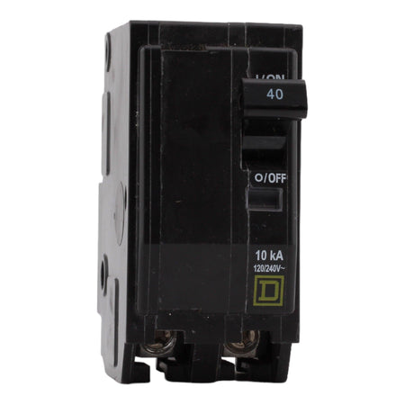 Square D QO240 40 Amp Double Pole 240V Plug-In Standard Trip Circuit Breaker UL