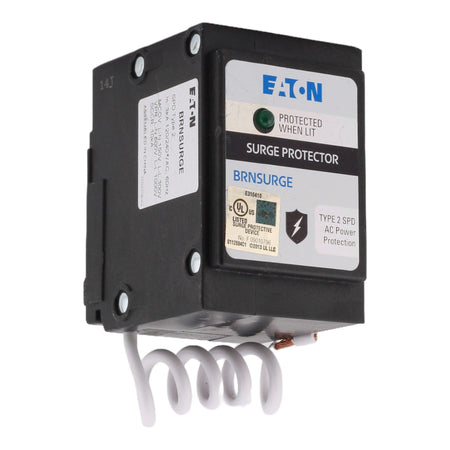 Eaton BRNSURGE Whole House Surge Protector - Type 2 SPD, 120/240V, Plug-On, UL Listed