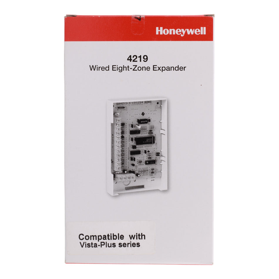 Honeywell Ademco 4219 8-Zone Expansion Module – Wired, 12VDC, 35mA, Adds Up to 8 Hardwired Zones, Compatible with Honeywell Security Systems