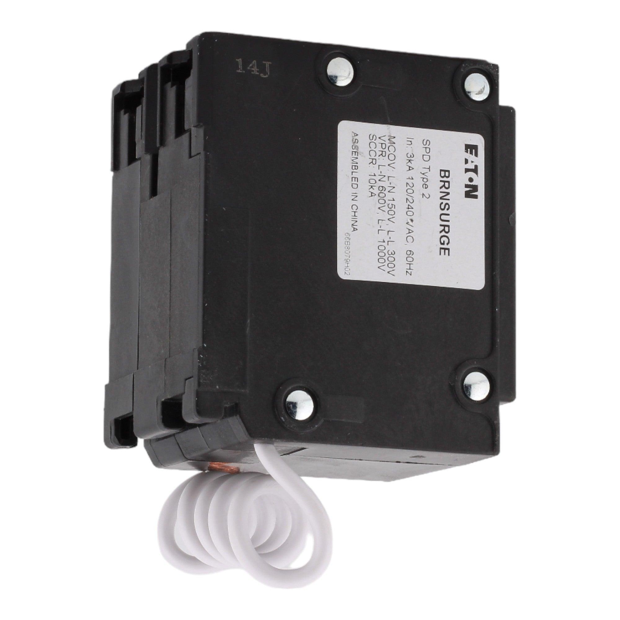 Eaton BRNSURGE Whole House Surge Protector - Type 2 SPD, 120/240V, Plug-On, UL Listed