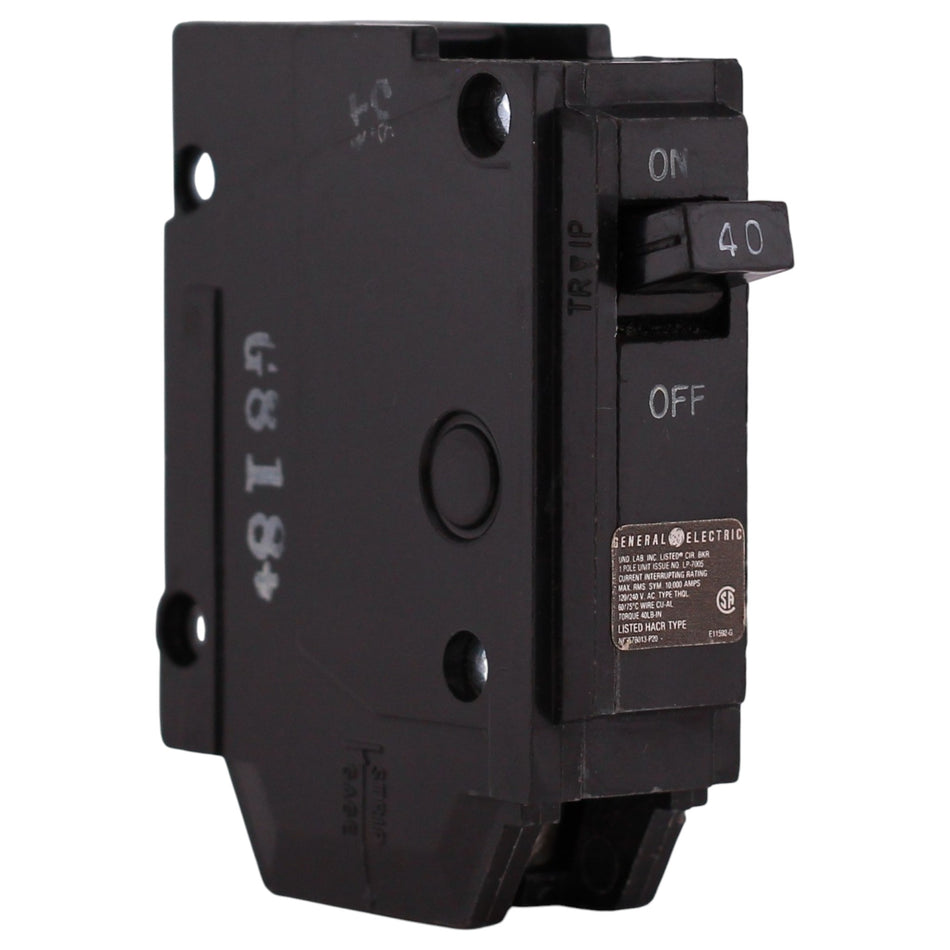ABB Q-Line, THQL1140, 40A, 1P, 120/240V, Thermal Magnetic, Plug-In, Circuit Breaker