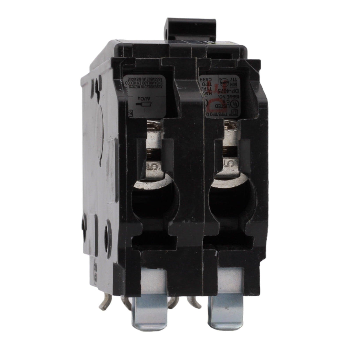 Square D QO240 40 Amp Double Pole 240V Plug-In Standard Trip Circuit Breaker UL