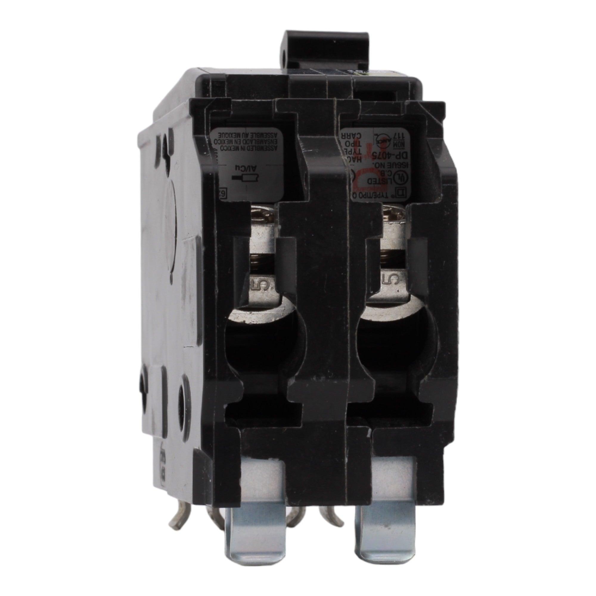 Square D QO240 40 Amp Double Pole 240V Plug-In Standard Trip Circuit Breaker UL