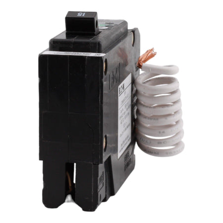 Eaton BRN115AF 15 Amp Single Pole 120V Pigtail-Neutral AFCI Arc Fault Circuit Breaker UL