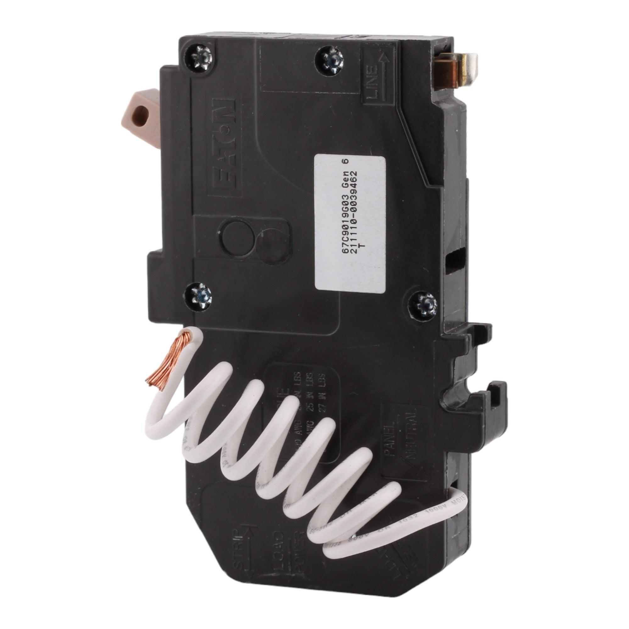 Eaton CHFN115AF 15 Amp Single Pole 120V Pigtail-Neutral AFCI Arc Fault Circuit Breaker UL