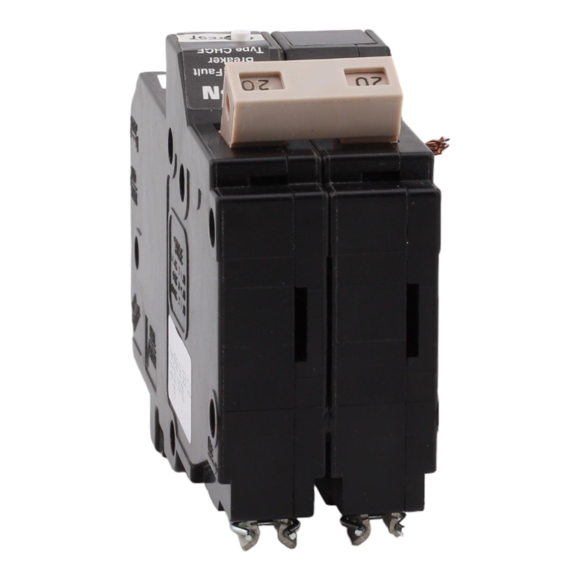 Eaton CHN220GF 20 Amp Double Pole 240V Pigtail-Neutral GFCI Ground