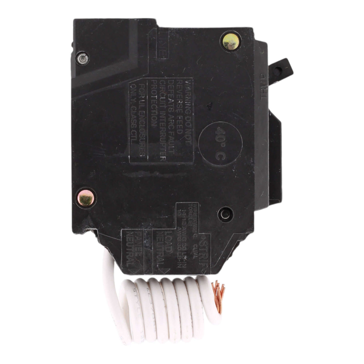 GE THQL1120AFP2 20A 120V 1-pole AFCI Circuit Breaker Pigtail UL