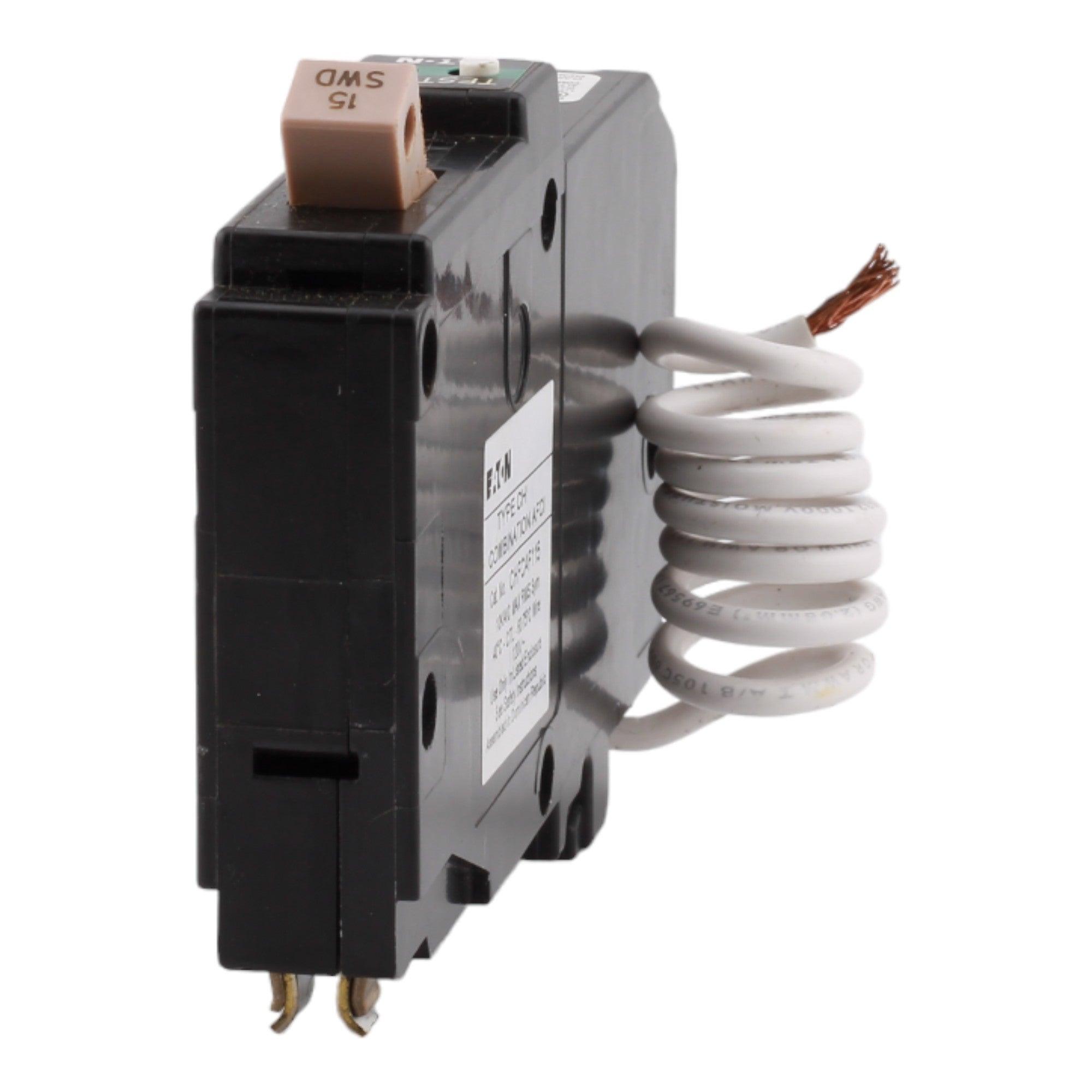 Eaton CHFCAF115 15 Amp Single Pole 120V Pigtail-Neutral AFCI Arc Fault Circuit Breaker UL