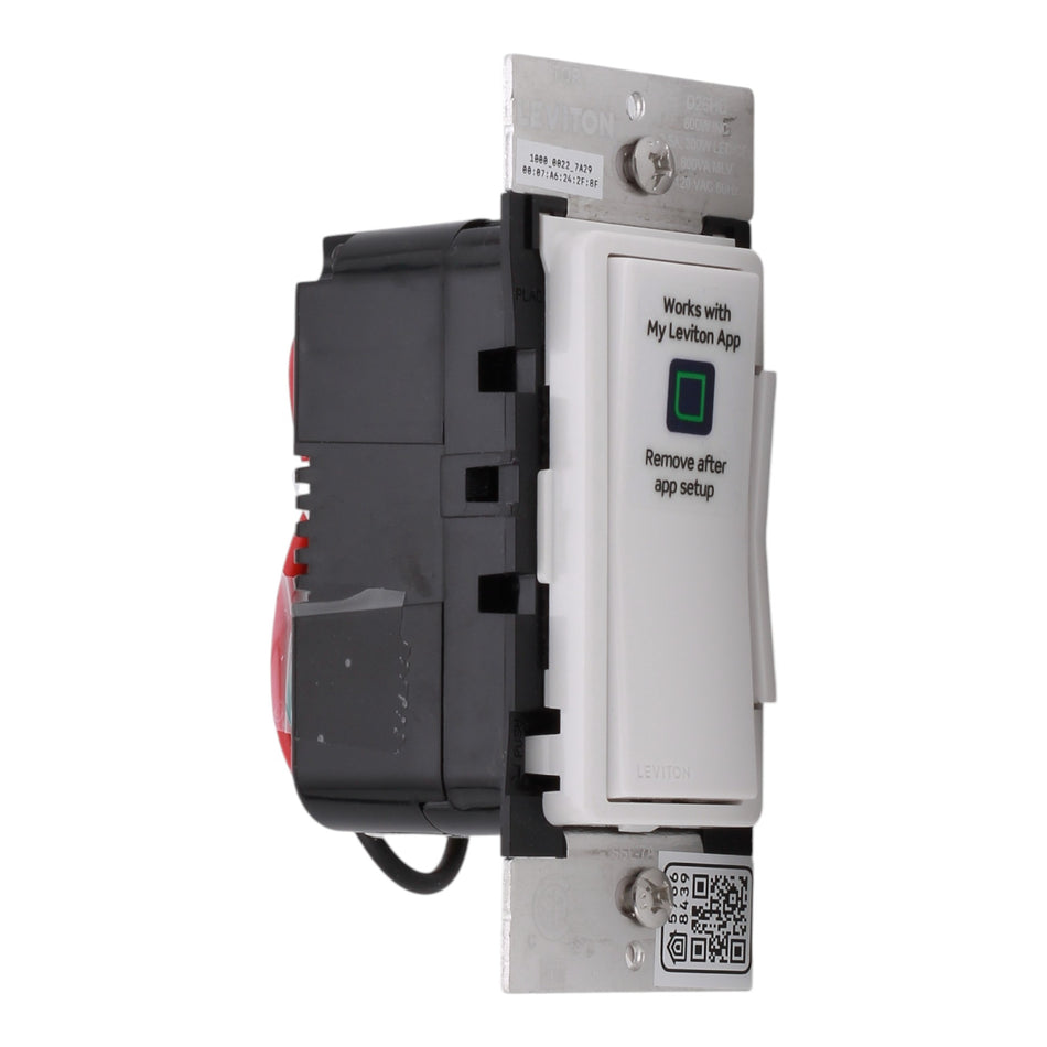 Leviton Decora Smart Wi-Fi D26HD-1BW 600W Dimmer Neutral Required