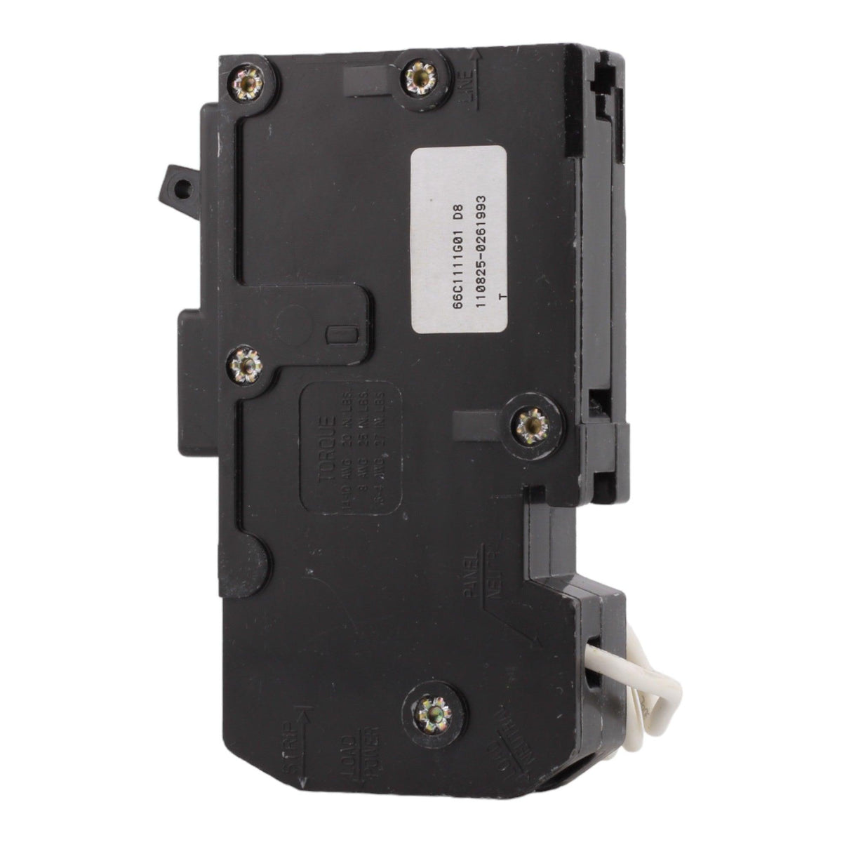 Eaton BR115AF 15 Amp Single Pole 120V Pigtail-Neutral AFCI Arc Fault Circuit Breaker UL