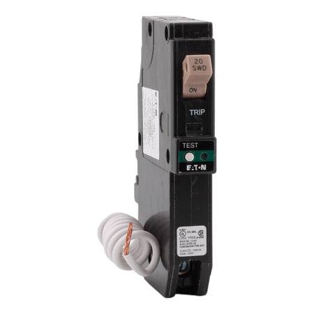 Eaton CHFCAF120 20 Amp Single Pole 120V Pigtail-Neutral AFCI Arc Fault Circuit Breaker UL