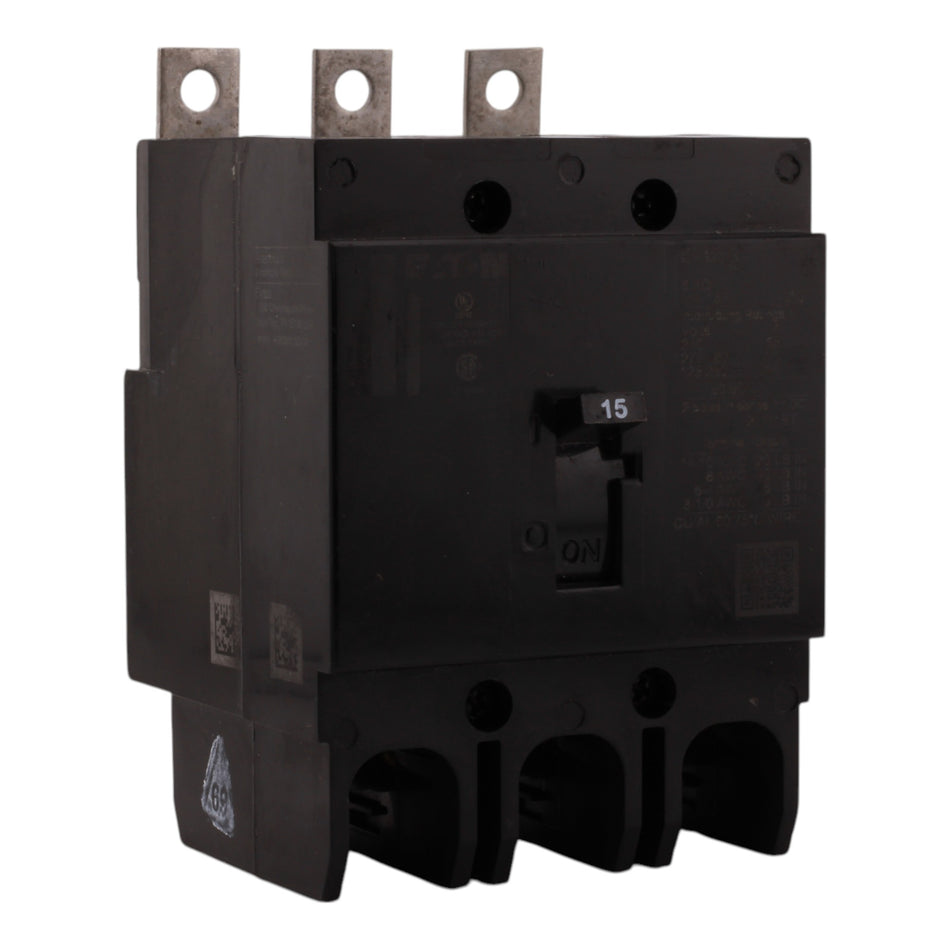 Eaton GHB3015 15A 3P 480V G-Frame Molded Case Circuit Breaker