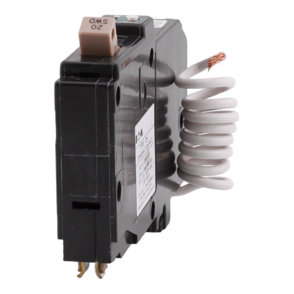 Eaton CHFCAF120 20 Amp Single Pole 120V Pigtail-Neutral AFCI Arc Fault Circuit Breaker UL