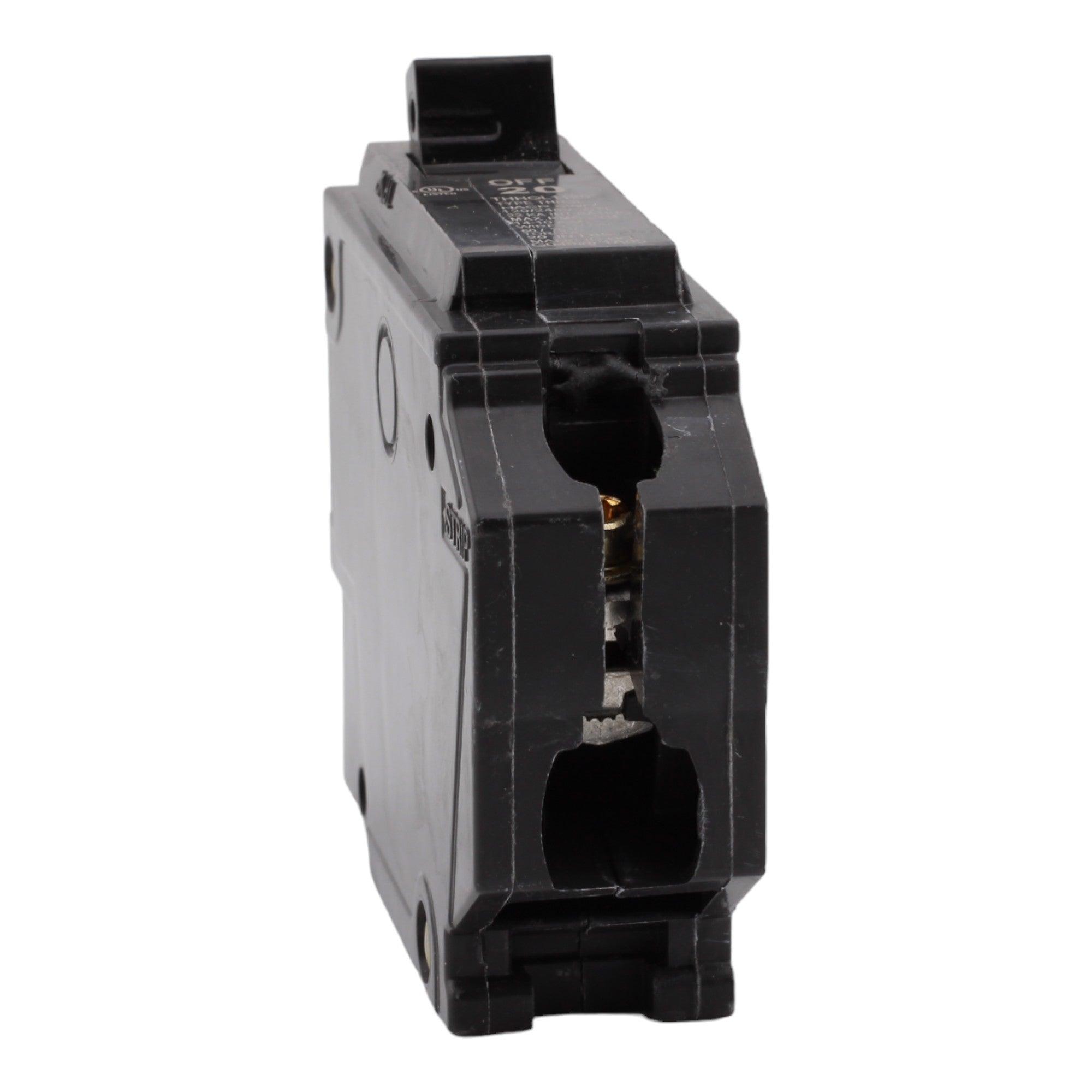 GE THHQL1120 20 Amp Single-Pole Circuit Breaker - 120/240V, 10kA, Plug-On, UL Listed