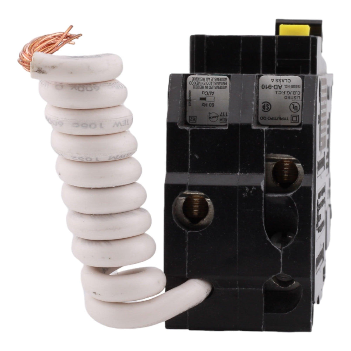 Square D QO240GFI 40 Amp Double Pole 240V Pigtail-Neutral GFCI Ground Fault Circuit Breaker UL