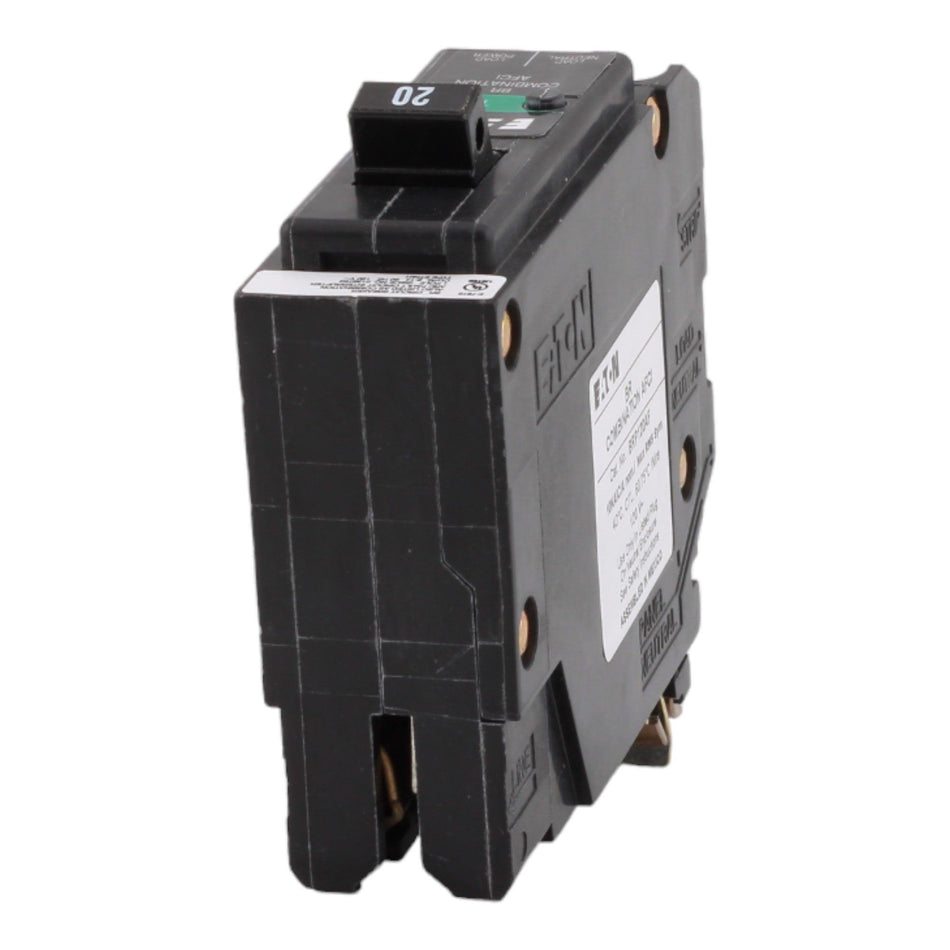 Eaton BR BRP120AF 20A 1P 120V AFCI Plug on Neutral Circuit Breaker ...