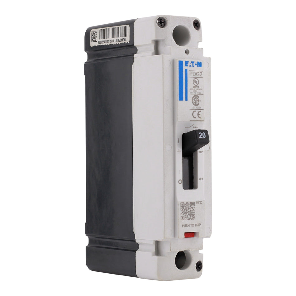 Eaton Power Defense PDG21G0020TFFL 20A 1P 600V 35kA Molded Case Circuit Breaker
