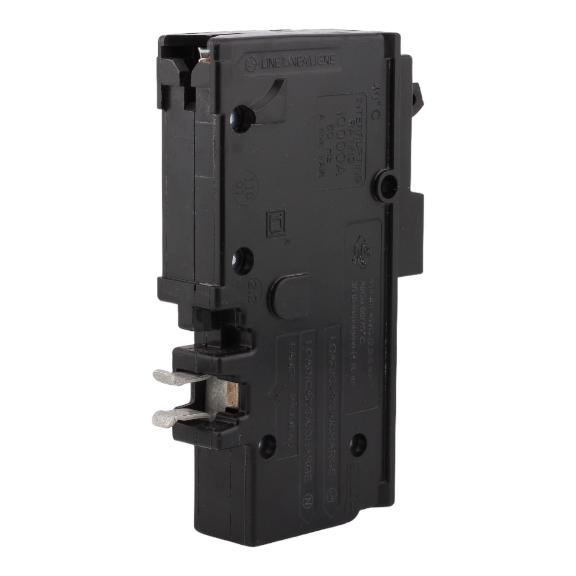 Square D HOM115PCAFI 15 Amp Single Pole 120V Plug-On Neutral AFCI Arc Fault Circuit Breaker UL