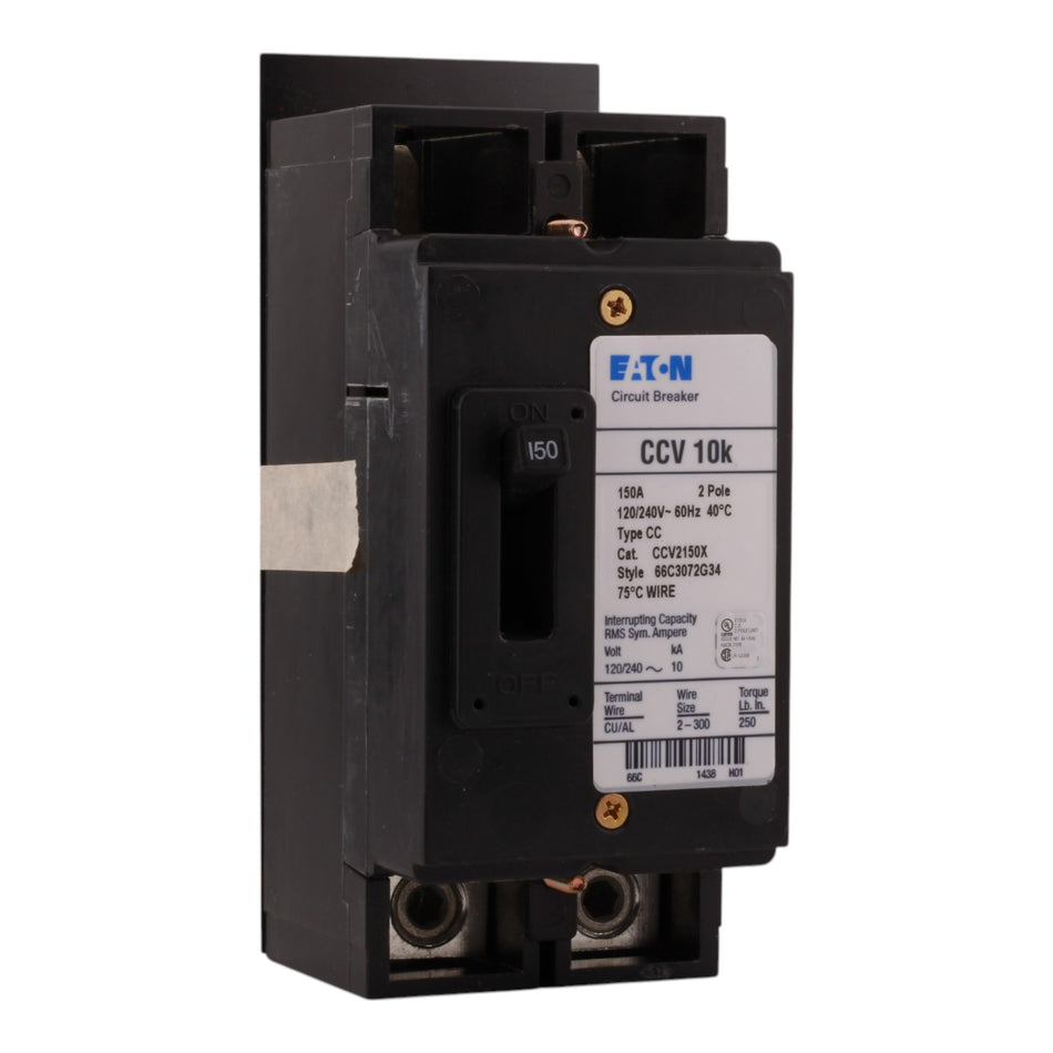 Eaton CCV2150X 150A 2P 120/240V 10kAIC Tenant Main Breaker