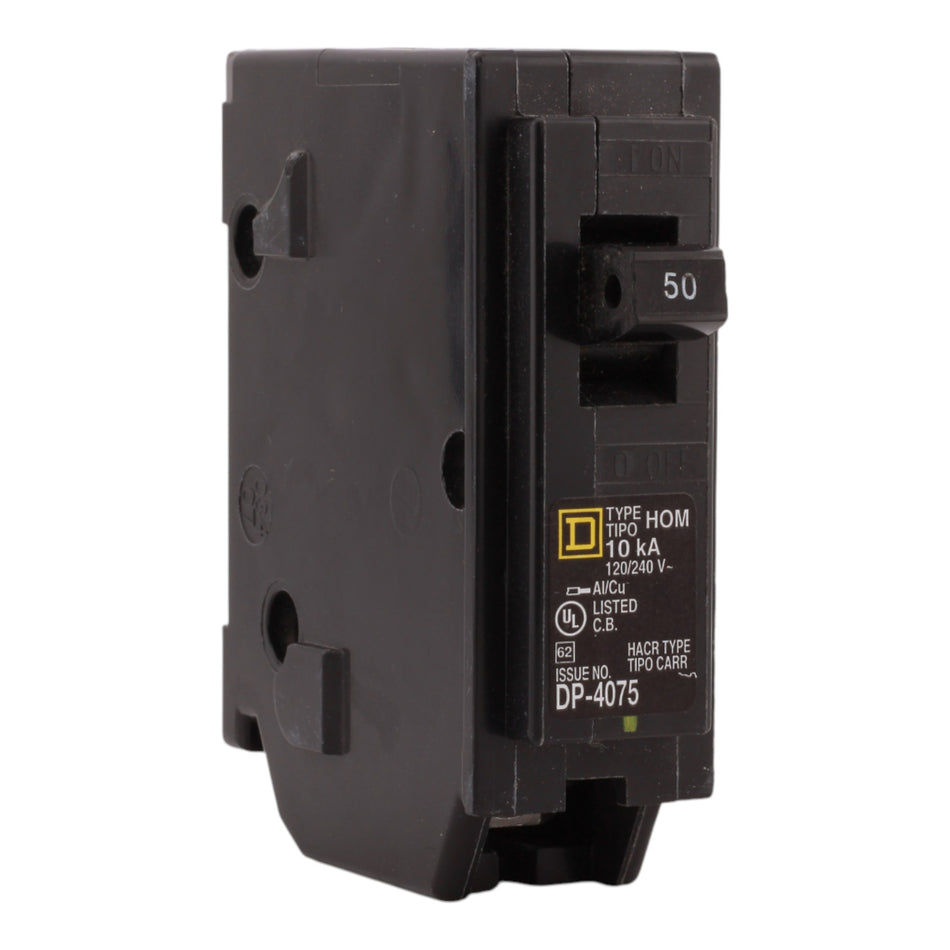 Square D Homeline HOM150 50A 1P 120/240V Circuit Breaker