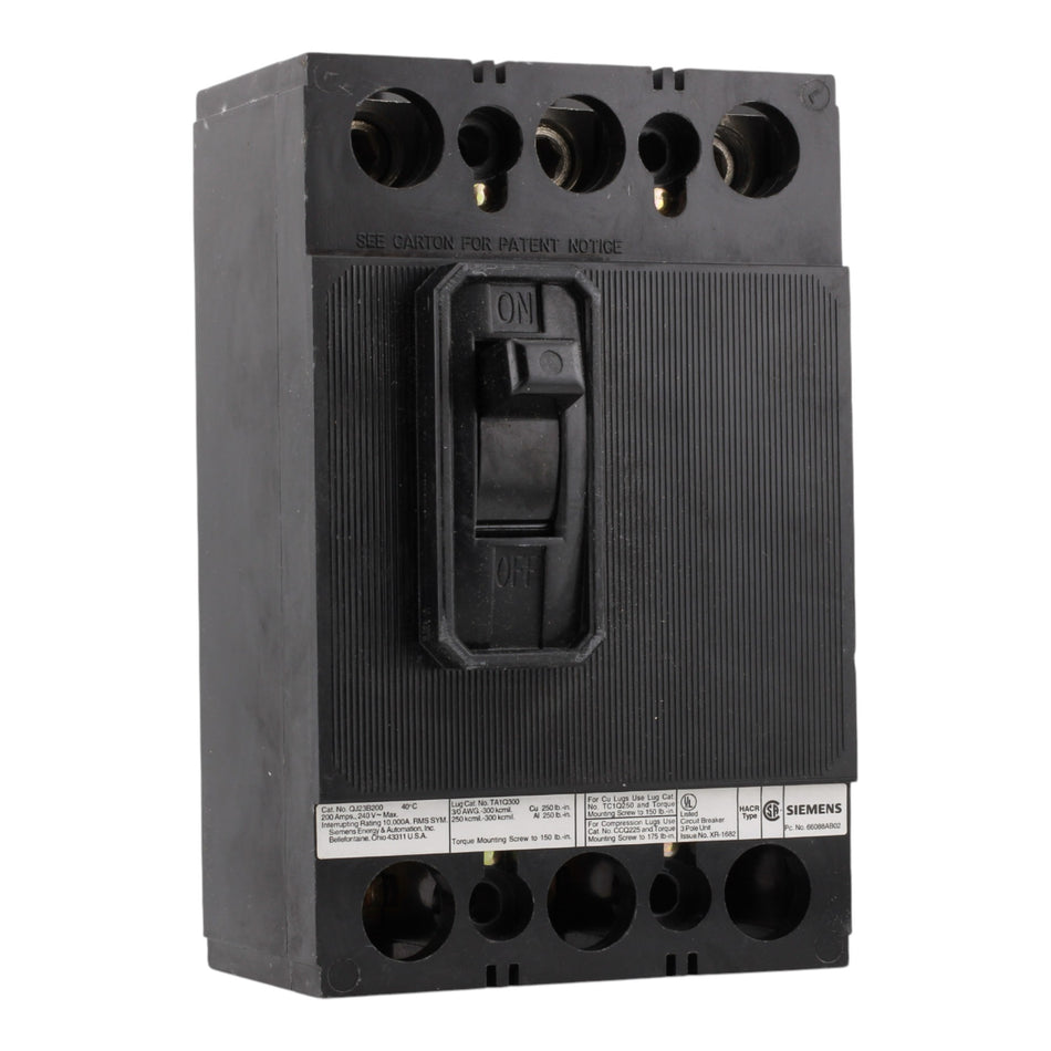 Siemens QJ23B200 200A 3P Circuit Breaker