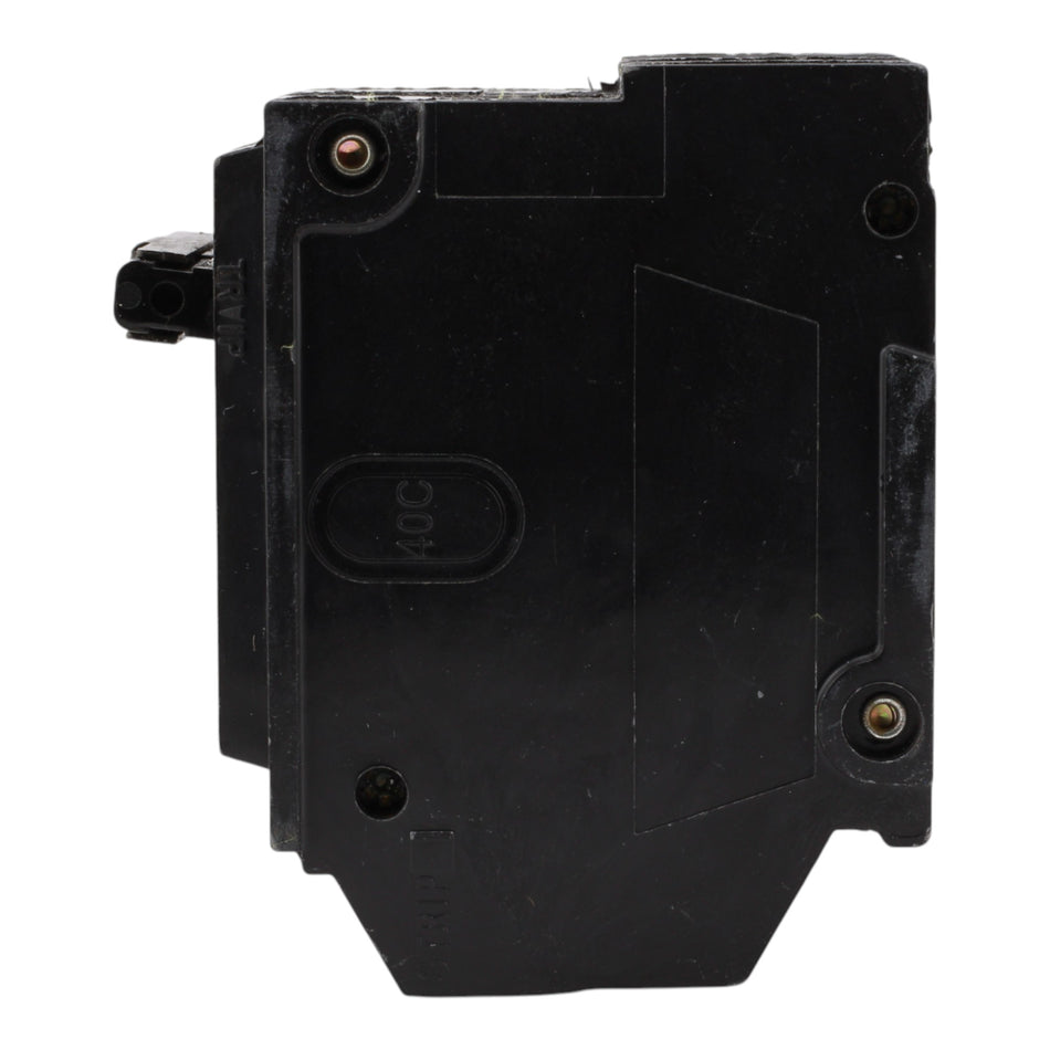 GE THQL21125 2-Pole 125A Circuit Breaker – 120/240V, Type THQL, Black