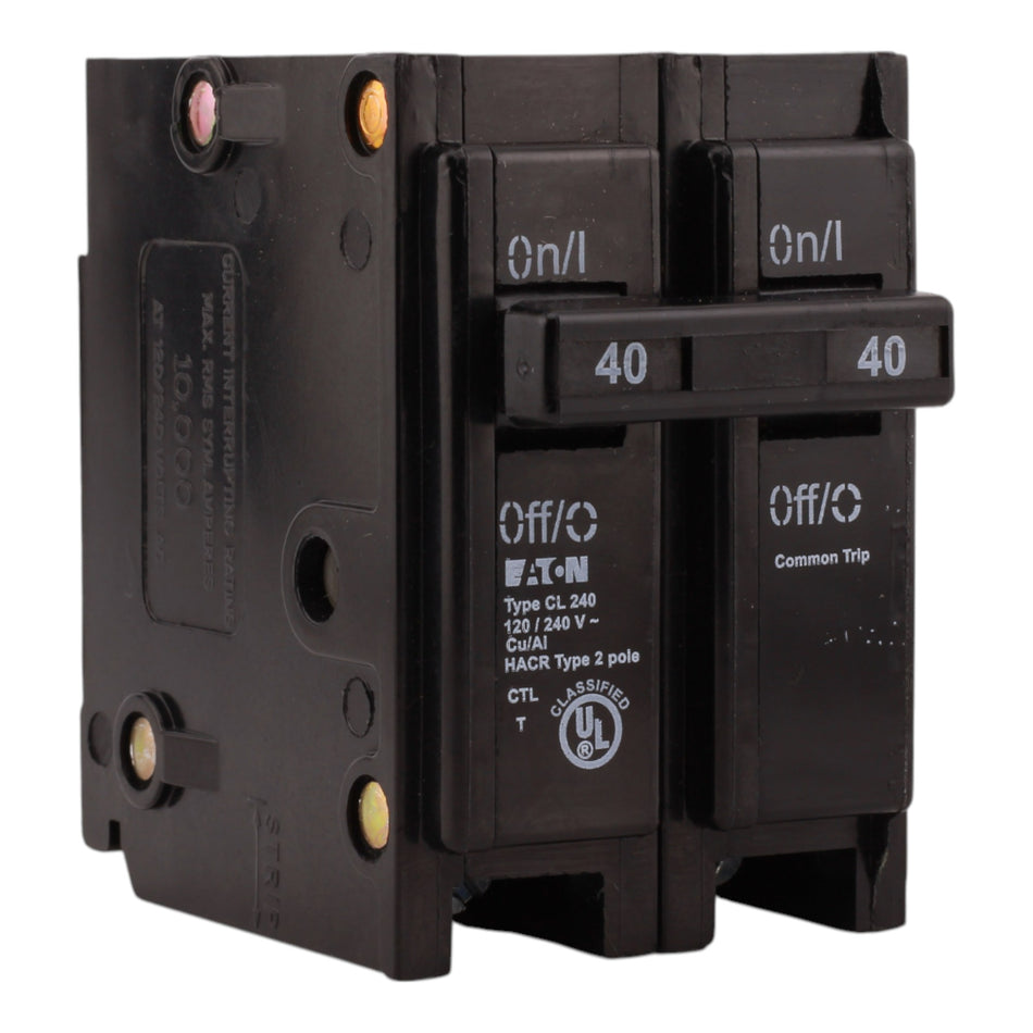 Eaton CL CL240 40A 2P 120/240V Classified Circuit Breaker