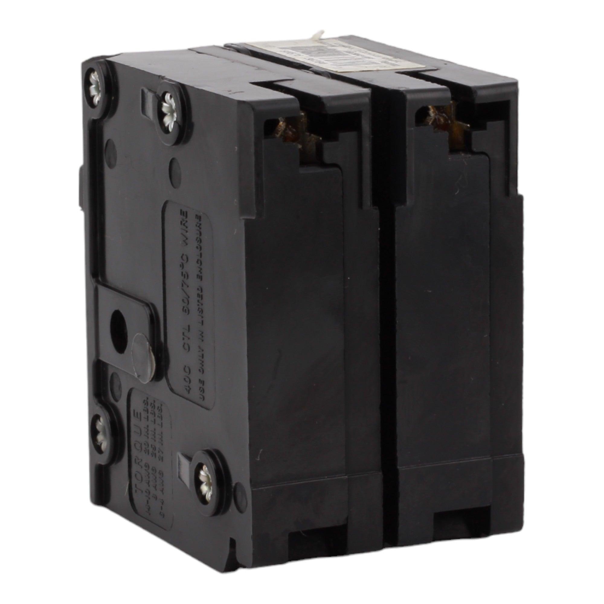 Eaton BR215 15 Amp Double Pole 240V Plug-In Standard Trip Circuit Breaker UL
