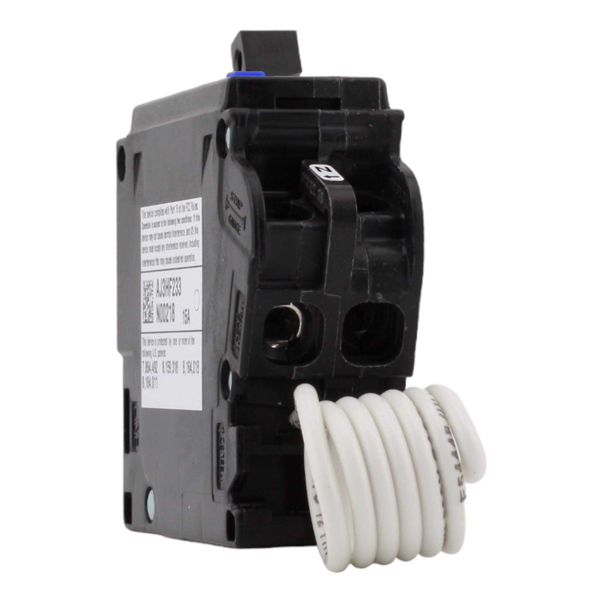 Siemens QA115AFC 15 Amp Single Pole Combination AFCI Circuit Breaker, 120V, Plug-In, 10 kAIC, UL Listed