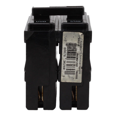 Eaton BR215 15 Amp Double Pole 240V Plug-In Standard Trip Circuit Breaker UL