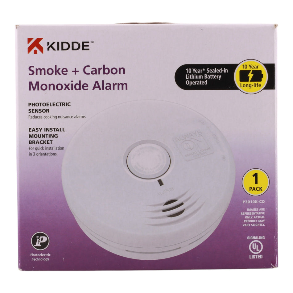 Kidde P3010K-CO 10-Year Kitchen Smoke & CO Alarm Sealed Battery
