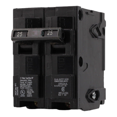 Siemens Q225 25 Amp Double Pole 240V Plug-In Standard Trip Circuit Breaker UL