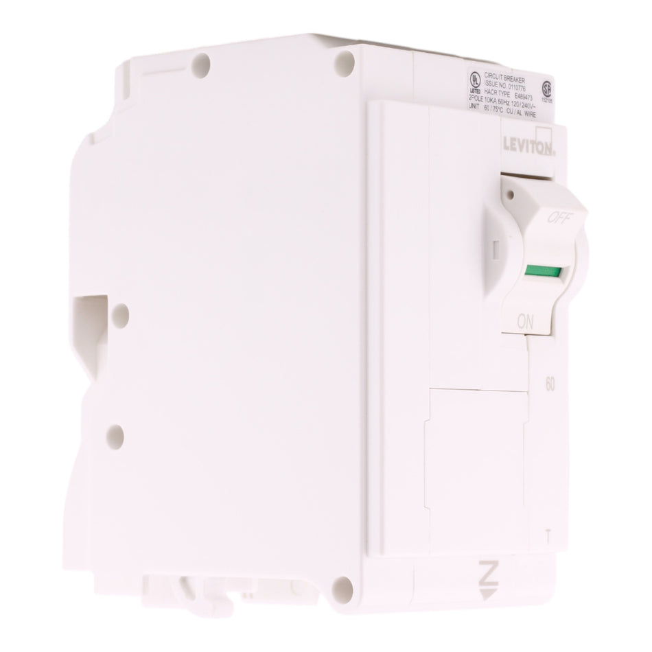 Leviton LB260-T 60A 2P 120/240V Standard Plug-On Neutral Breaker