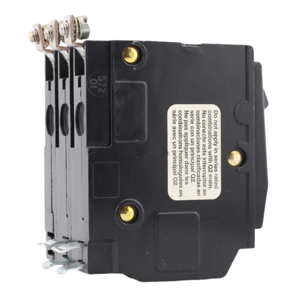 Square D QOB350 50 Amp 3 Pole 240V Standard Trip Bolt-On Circuit Breaker UL
